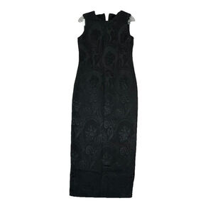 Ramsay Of Dublin Women's Dress Size US 6 Black Embroidered Full Length